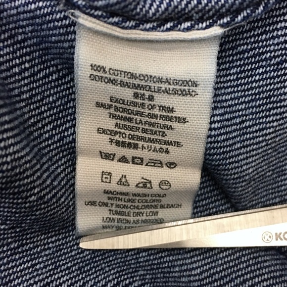 FREE PEOPLE Denim Tunic Top Jean Dress Neapolitan Dreams Lace Up Long Sleeve S - Picture 11 of 13